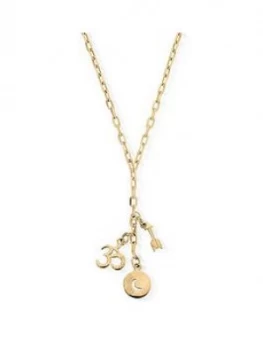 Chlobo Gold Plated Silver Strength Of The Moon Necklace