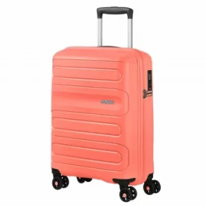 American Tourister Sunside Spinner Cabin Suitcase, Coral
