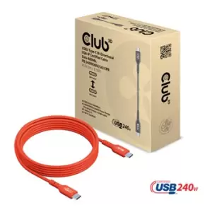 Club 3D 6.56ft USB2 Type-C Bi-Directional Cable