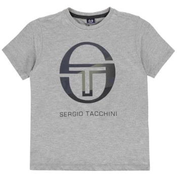 Sergio Tacchini Elbow T Shirt Junior Boys - Grey