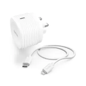 Hama 3-pin Plug USB-C to Lightning Charging Kit Intelligent Power Delivery