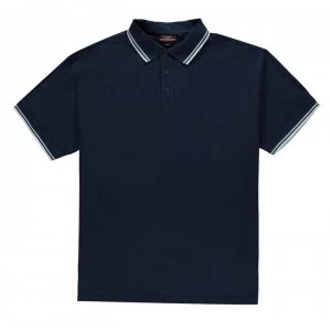 Pierre Cardin XL Tipped Polo Shirt Mens - Navy
