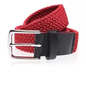Firetrap Braid Belt Mens - Red