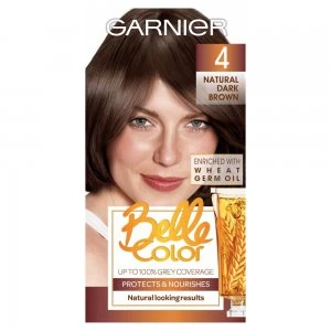 Garnier Belle Color Natural Dark Brown 4 Permanent Hair Dye