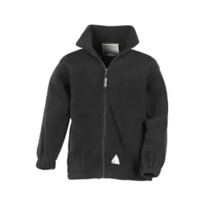 Result Childrens/Kids Full Zip Active Anti Pilling Fleece Jacket (10/12) (Black)
