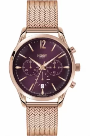 Unisex Henry London Heritage Hampstead Chronograph Watch HL39-CM-0088