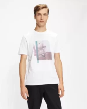 Ted Baker Graphic Print Organic Cotton T-Shirt
