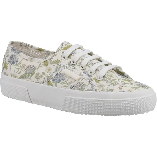 Superga Womens 2750 Floral Print Lace Up Trainers Shoes - UK 4
