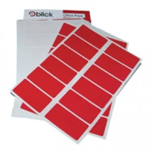 Blick Red Labels in Office Packs Pack of 320 RS019954