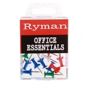 Ryman Assorted Push Pins - 25 Pack