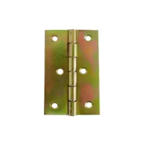 Folding Closet Cabinet Door Butt Hinge Brass Plated - Size 43 x 60mm - Pack of 50