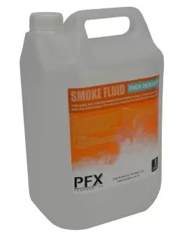 Ultra Dense High Quality Smoke & Fog Machine Fluid 5L for Professional Use by PFX