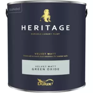 Dulux Heritage Velvet Matt Green Oxide Matt Emulsion Paint 2.5L