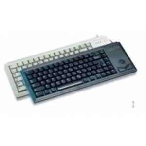Cherry Ultraslim Trackball Keyboard USB Black - G84-4400LUBGB-2