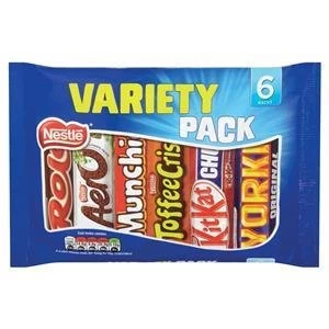 Original Nestle 264g Standard Variety Pack Assorted 6 Varieties