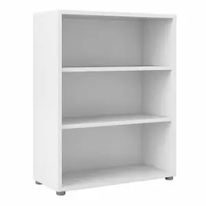 Prima Bookcase with 2 Shelves, white