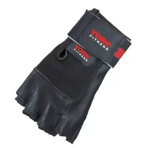 York Leather Weight Lifting Gloves - M