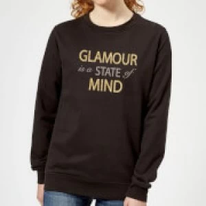 Glamour Is A State Of Mind Womens Sweatshirt - Black - 5XL