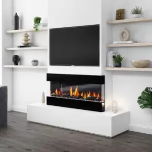 42 Inch Black Built In Electric Fire - AmberGlo