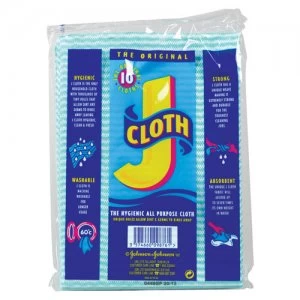 Johnson and Johnson All-Purpose J Cloths - Pack of 10