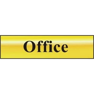 ASEC Office 200mm x 50mm Self Adhesive Sign
