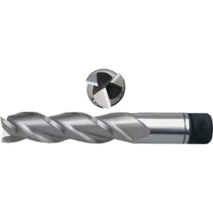 1.3/4"X1.1/4" HSS-Co 5% 3 Flute Threaded Shank Long Series Slot Drills