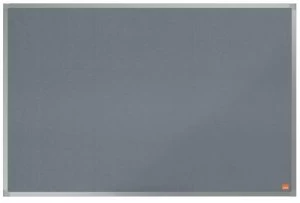 Value Noticeboard Grey Felt 900x600mm