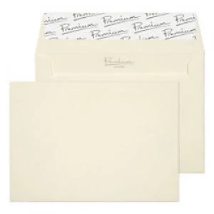 PREMIUM Woven Envelopes C6 Peel & Seal 114 x 162mm Plain 120 gsm Oyster Wove Pack of 500