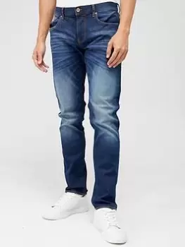 Armani Exchange J13 Slim Fit Washed Indigo Jeans - Washed Indigo, Size 30, Length Regular, Men