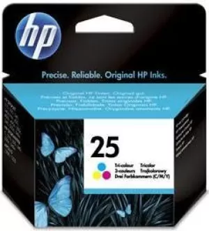 HP 25 Tri Colour Ink Cartridge