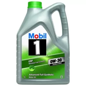 Mobil 1 ESP 0W-30 Fully Synthetic 5 Litres Car Engine Oil Lubricants 153369