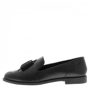 Firetrap Tassel Ladies Loafers - Black