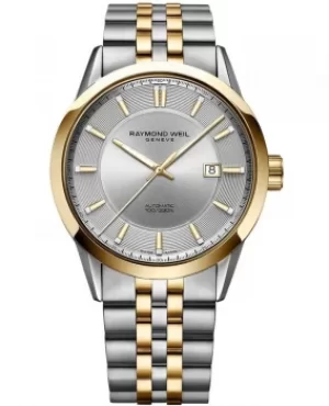 Raymond Weil Freelancer Automatic Silver Dial Two-Tone Stainless Steel Mens Watch 2731-STP-65001 2731-STP-65001