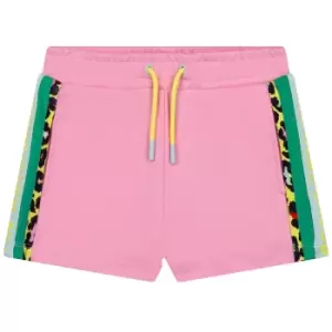 Little Marc Jacobs Girls Graphic Side Panel Drawstring Short In Pink - Size 6 Years