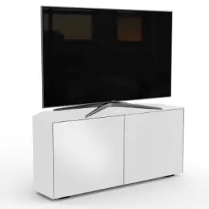 Frank Olsen Smart LED 2 Door Corner TV Unit - White