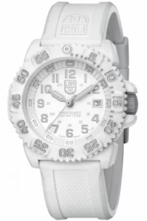 Unisex Luminox Navy Seal Colormark 3050 Series Whiteout Watch A3057.WO