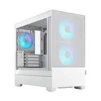 Fractal Design Pop Mini Air RGB Clear Tempered Glass Mini Tower Case - White