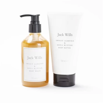 Jack Wills Body Wash and Butter Care Duo - Almond/Shea