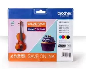 Brother LC127XL Black & Tri Colour Ink Cartridge