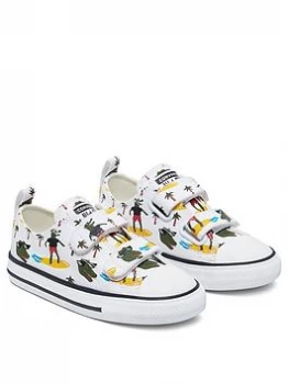 Converse Chuck Taylor All Star 2v Ox Infants Trainer - White, Size 5