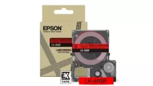 Epson C53S672099/LK-4RBF DirectLabel-etikettes red fluorescent on...