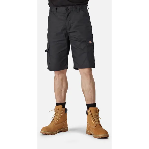 Dickies Mens Everyday Polycotton Buttoned Workwear Cargo Shorts 38 - Waist 38' Black ED247SH-BLKII-38