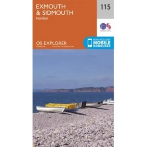 Exmouth and Sidmouth by Ordnance Survey (Sheet map, folded, 2015)