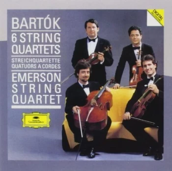 6 String Quartets by Bela Bartok & Emerson String Quartet CD Album