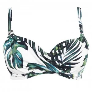 Fantasie Palm Valley Underwired Twist Front Bikini Top - FEN Fern