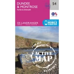 Dundee & Montrose, Forfar & Arbroath by Ordnance Survey (Sheet map, folded, 2016)