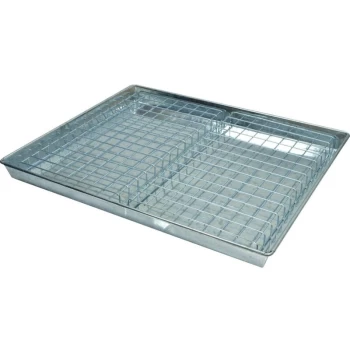 665X560X50MM Galvanised Drip Tray Comes with Mesh - Kennedy