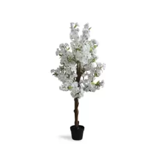 120cm Artificial White Cherry Blossom Tree