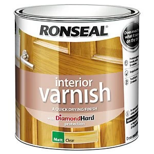 Ronseal Interior Varnish Matt Clear 2.5L