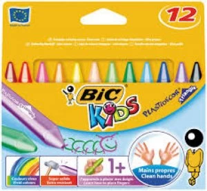 Bic Kids Plastidecor Crayons Assorted